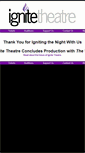 Mobile Screenshot of ignitetheatre.com